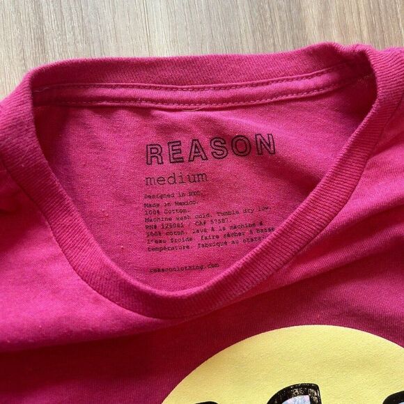It Was All A Dream Biggie Smalls T-Shirt Rsn Brnd Reason Brand NYC Pink Size M - Picture 5 of 6